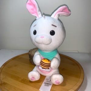 Disney Fun Bun Pancake Bunny Plush White 11" Wreck-It Ralph 2 Rabbit Bumble Bee
